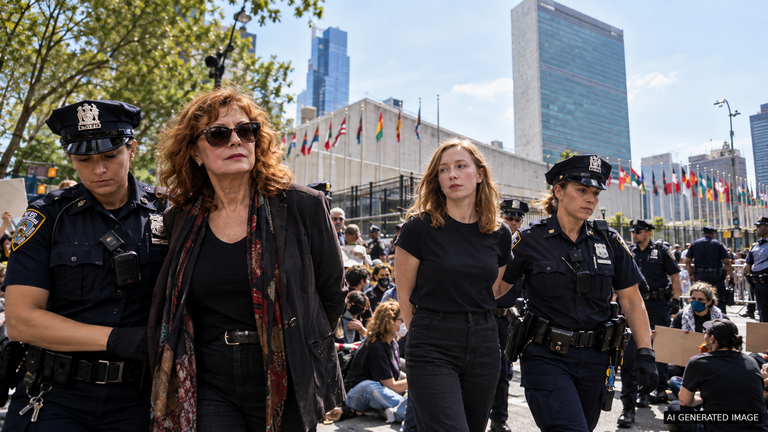 Benjamin Netanyahu UNGA Speech 2026 protest in New York